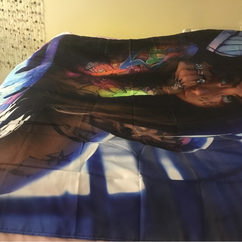 Colorful Anime Character Shower Curtain - Picture 4 of 4